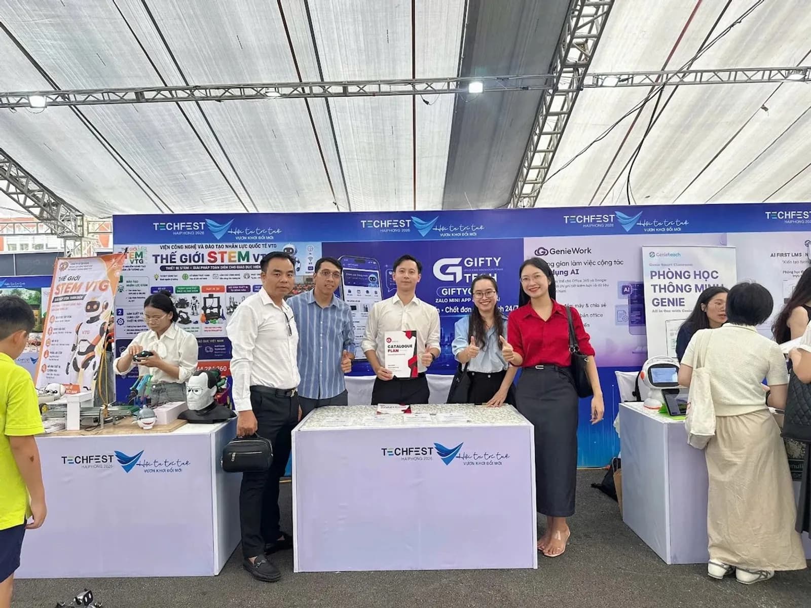 Gifty Tech's booth 103 at Techfest Hai Phong 2026